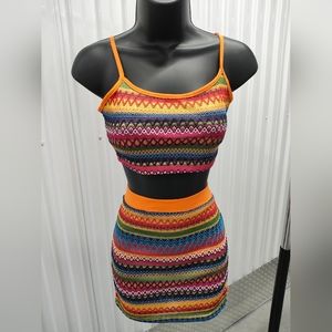 Crop Cami Top & Bodycon Skirt